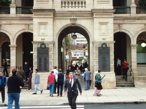 Brisbane Postmaster Generals Department Pow Plaque Anzac Square