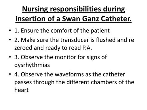 PPT - SWAN GANZ CATHETERS PowerPoint Presentation - ID:393000