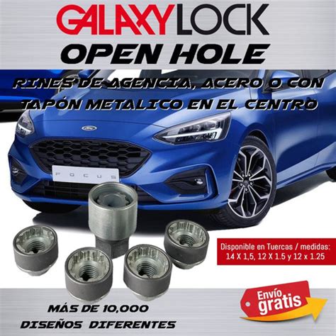 Galaxylock Open Hole Focus Tuercas Seguridad Envio Gratis Meses Sin