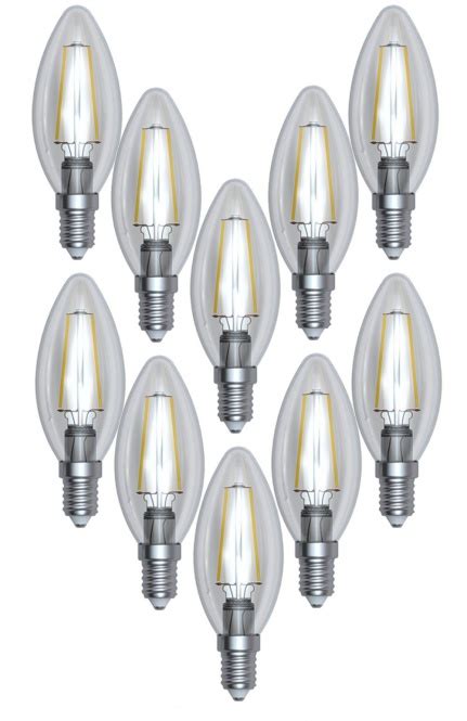 Led Filament Kerze E Watt Klar Warmwei St Ck Lichted De Led