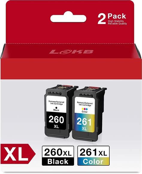 L2KB PG 260XL CL 261XL Ink Cartridge 260XL 261XL For Canon 260 And 261