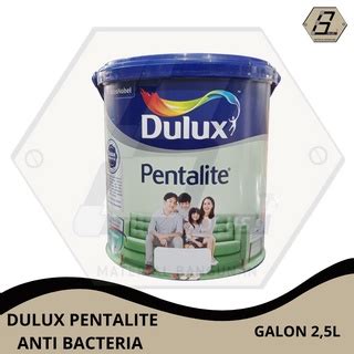 Jual CAT TEMBOK INTERIOR DULUX PENTALITE ANTIBAC MORNING DEW 44534