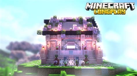 Minecraft Longplay🌸cherry Blossom Grove Cottage Relaxing Minecraft Survival No Commentary 1