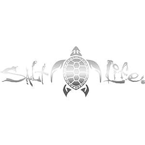 Amazon.com: Salt Life Signature Turtle Decal Silver Medium: Automotive