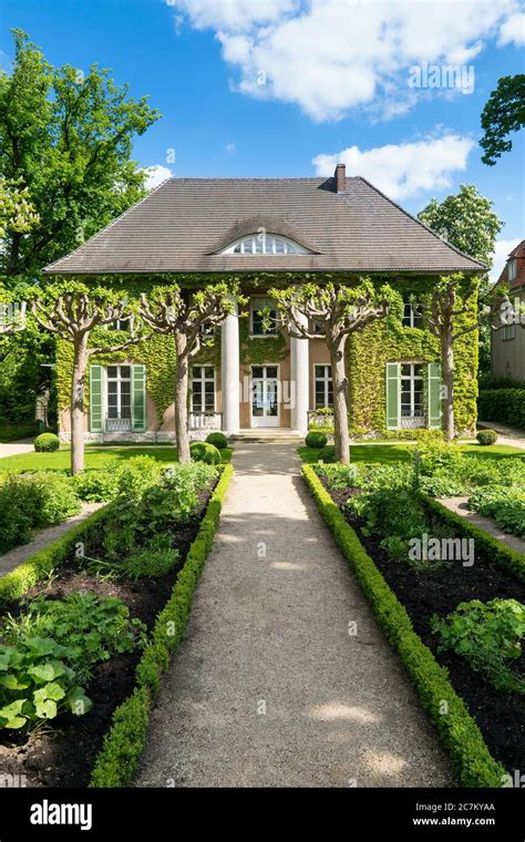 Berlin Wannsee Liebermann Villa Garden Visual Axis Stock Photo Alamy