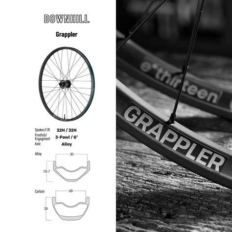 grappler race carbon downhill wheels ethirteen