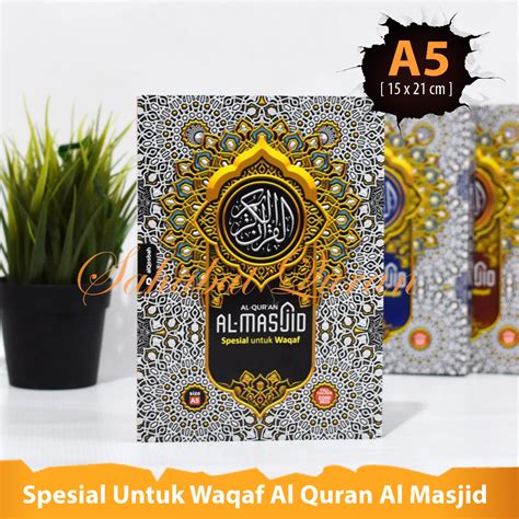 Jual Al Quran Spesial Waqaf Al Masjid Ukuran Tanggung A5 Mushaf Al