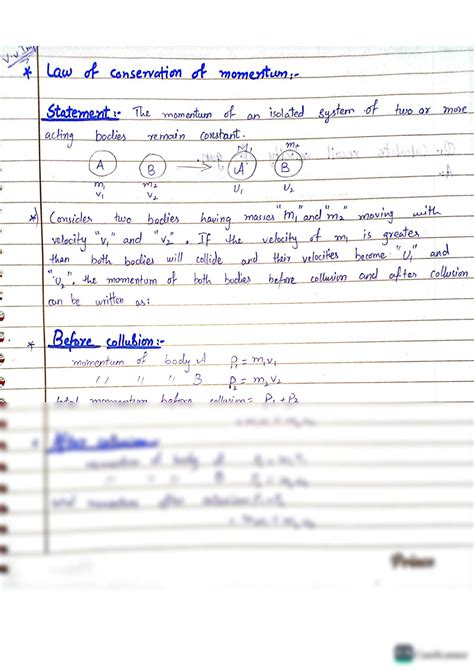 Solution Law Of Conservation Of Momentum Studypool