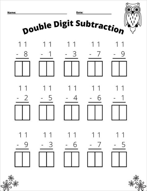 Using Doubles Addition To Subtract Worksheets Library