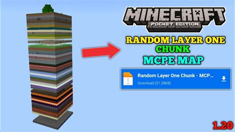 Random Layer One Chunk Map For Minecraft Pe Best Map For Mcpe