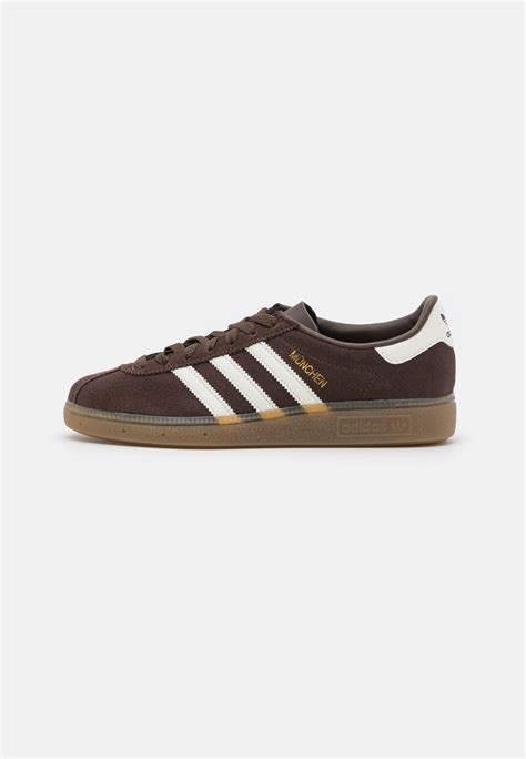 Adidas Originals MUNCHEN UNISEX Sneaker Low Brown Off White Gold