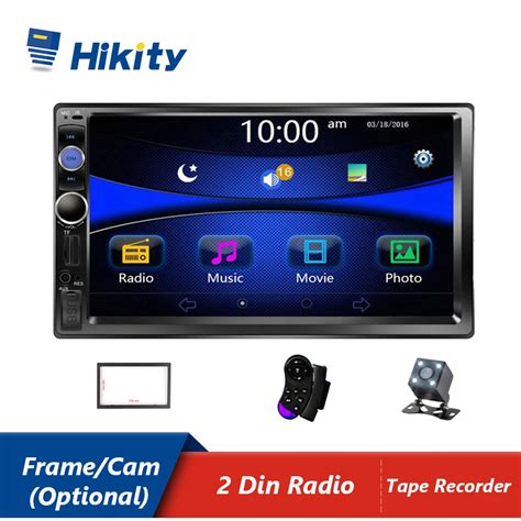 Hikity reproductor Multimedia con pantalla táctil de 7 y Bluetooth