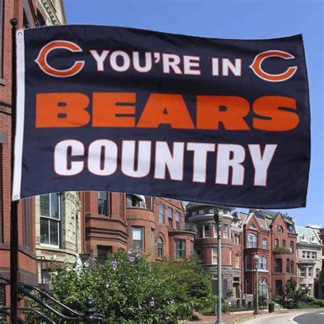 CHICAGO BEARS FLAGS AND BANNERS - SPORTS DECOR