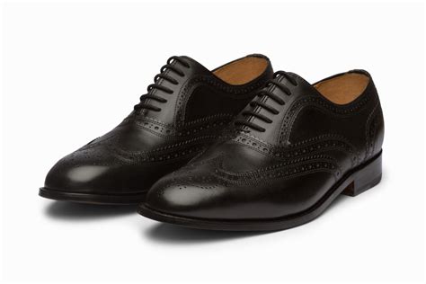 Mens Wingtip Shoes Black Outlet | bellvalefarms.com