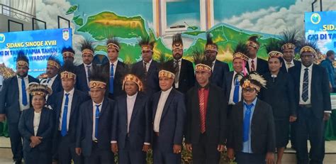 Pengurus Bp Am Sinode Gki Di Tanah Papua Resmi Dilantik Papua Terkini