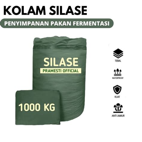 Jual Kolam Terpal Plastik Silase Fermentasi Hijauan Daun Penyimpanan