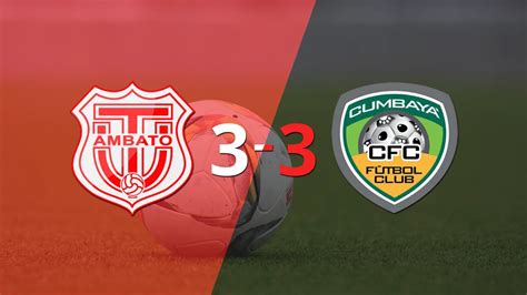 Con Doblete De Rommel Tapia Cumbayá Fc Sacó El Empate Ante Técnico Universitario Infobae