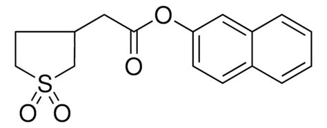 Dioxo Tetrahydro Thiophen Yl Acetic Acid Naphthalen Yl Ester