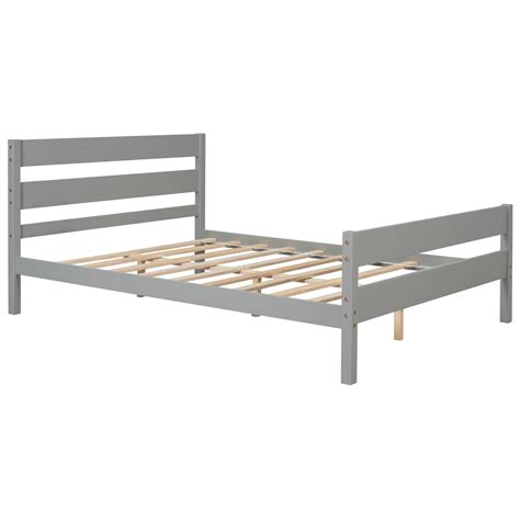 Full Size Platform Bed With Headboard And Footboard - Cool Toddler Beds