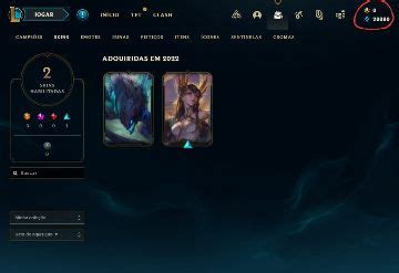 Conta Platina Iv Skins Lend Rias League Of Legends Contas