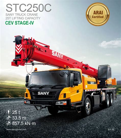 Sany Stc250c 25 Ton Truck Crane At Best Price In Pune By Sany Heavy