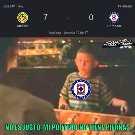 Liga Mx Memes Del America 7 0 Cruz Azul Del Apertura 2022 Del Futbol