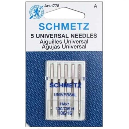 Aguja SCHMETZ universal Nº100 705H