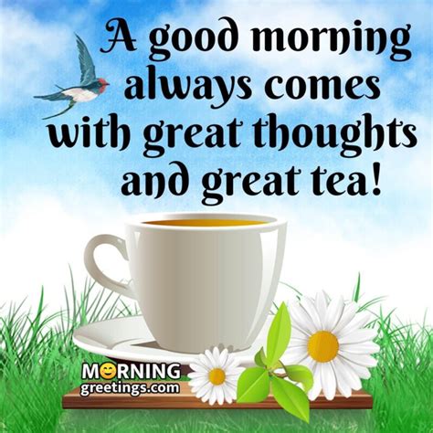 20 Sweet Good Morning Tea Images - Morning Greetings – Morning Quotes ...