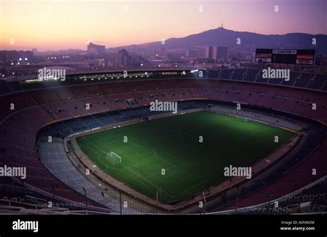 Nou Camp stadium Barcelona empty Stock Photo - Alamy