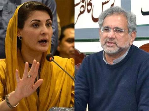 Shahid Khaqan Abbasi Meets Maryam Nawaz In Lahore