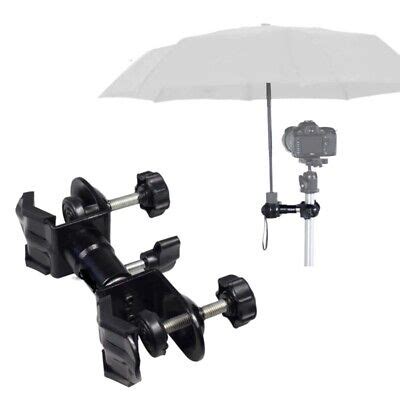 Camera Umbrella Clip Mount Outdoor Tripod Umbrella Holder Clip Bracket