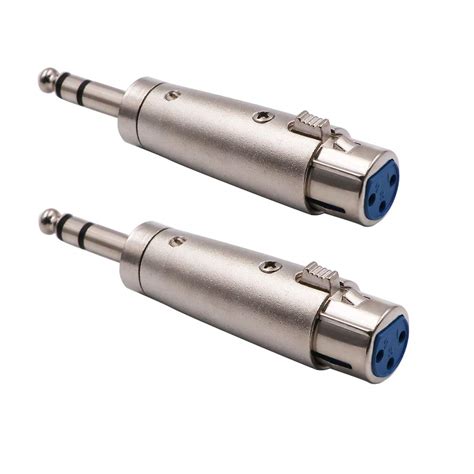 1 4 TRS To XLR Female Adapter Female XLR To 1 4 Stereo Balanced Audio