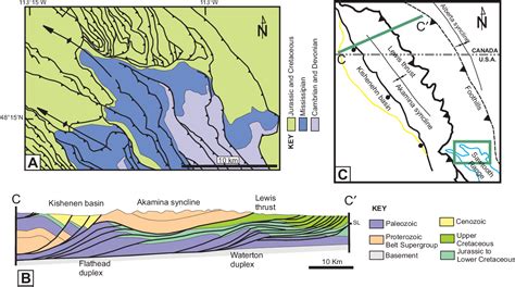 Figure 1 From Regional Structure And Kinematic History Of The Cordilleran Fold Thrust Belt In