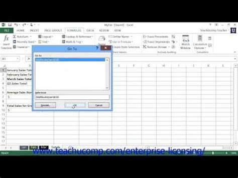 Mastering Microsoft Excel Made Easy Tracing Precedent And Dependent Cells