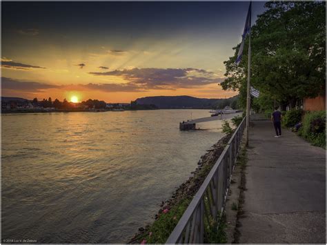 Sunset Linz Am Rhein Germany Luc V De Zeeuw Flickr