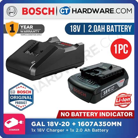 Bosch Gba V V Ah No Indicator Battery A Mn And