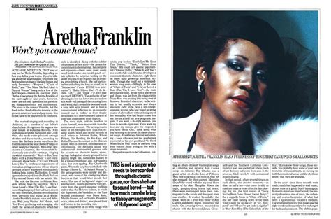 Aretha Franklin | Esquire | MARCH 1982