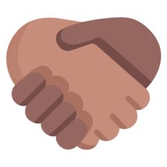 Handshake Medium Skin Tone Medium Dark Skin Tone Emoji