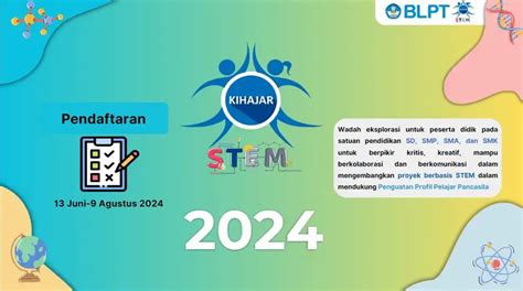 Yuk Ikuti KIHAJAR STEM 2024 Kembangkan Potensimu Wujudkan Mimpimu