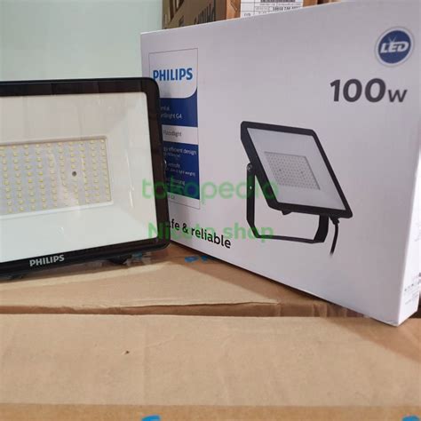 Jual Philips Led Floodlight Sorot Bvp Watt W Cw K Putih