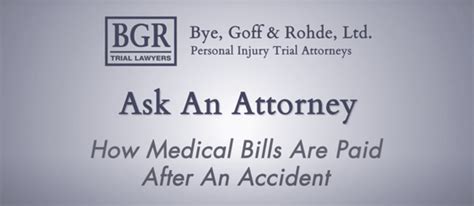 How Are My Medical Bills Paid After Accident