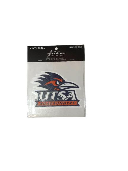 Utsa Roadrunners Primary Logo Decal The Mascot Place