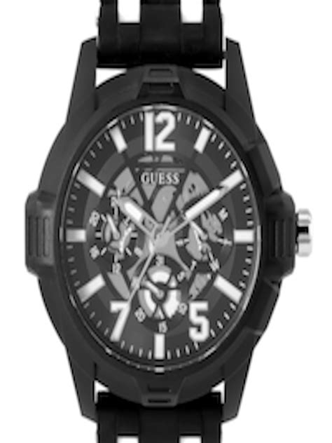 Buy Guess Men Regular Straps Analogue Multi Function Watch Gw0428g1