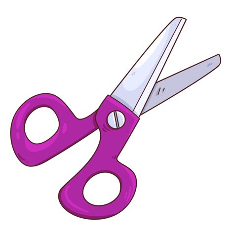 Download School Materials Clip Art Cartoon Scissors Png For Free In