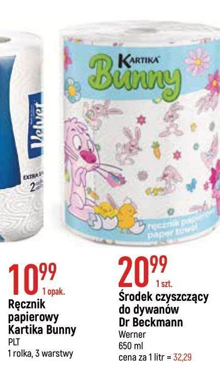 Promocja Ręcznik papierowy bunny kartika w E Leclerc