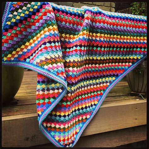 Ravelry Diagonals Pattern By Mam Zelle Flo Granny Stripe Blanket