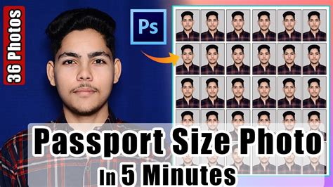 Photoshop Me Passport Size Photo Kaise Banaye How To Make