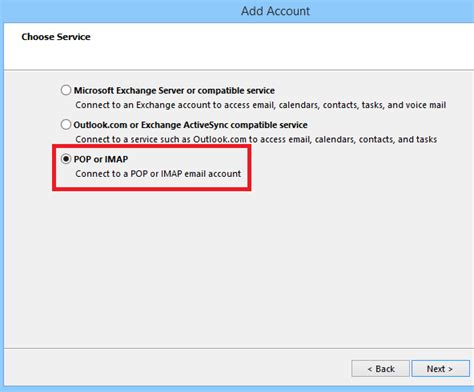 How To Configure Outlook To Use Imap With An Account