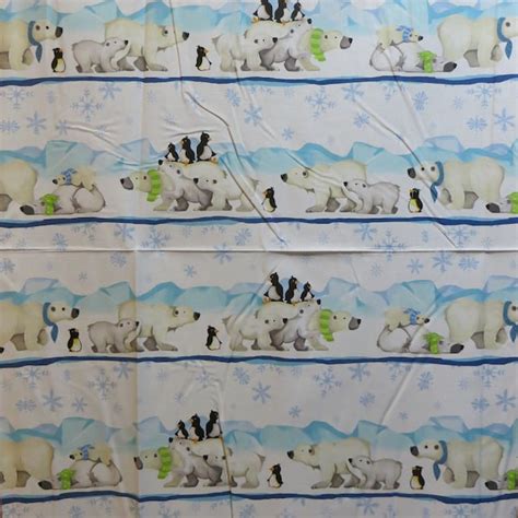 Polar Bears Fabric Etsy