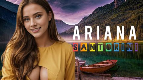 Ariana Santorini Amazing Model Instagram Model Lifestyle